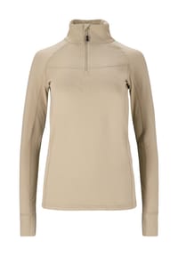WHISTLER - Funktions-Langarmshirt Blume mit Reißverschluss und Stehkragen - 1001 Black