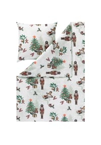 ESTELLA® Bettwäsche Nutcracker - Kuschelflanell - rot