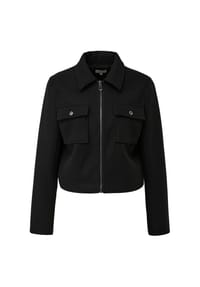s.Oliver - Kastenjacke, Brusttaschen, für Damen - 9999  GREY/BLACK
