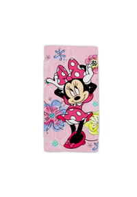 Disney - Disney Minnie Mouse Baumwolle Strandtuch Frottee Badetuch  Premium - Mehrfarbig 70x140 cm