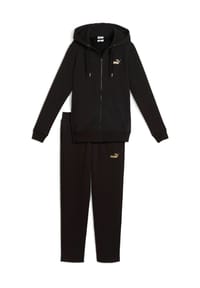 PUMA® - Trainingsanzug, Kapuze, Gummibund, für Damen - PUMA BLACK