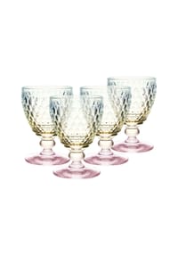 Villeroy & Boch Wasserkelche Boston Pearl 250 ml 4er Set bunt - BOSTON - bunt