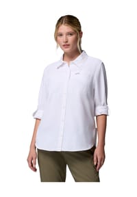 Columbia - Hemdbluse, Blusenkragen, für Damen - 100 weiss
