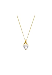 amor - Damen Kette mit Anhänger "2014209", 375er Gelbgold - GOLD