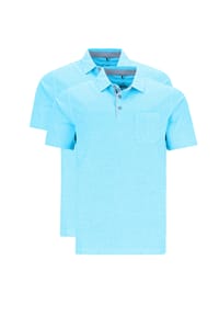 hajo - Poloshirt 2er Pack Stay Fresh - Admiralsblau