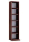 VCM. Holzregal stehend | platzsparender CD Schrank für 102 CDs oder 36 DVDs | Maße: H. 92 x B. 21 x T. 20 cm | Elegantes DVD Regal stehend | Blu-Ray Regal | CD Regal - Elementa Bild 2