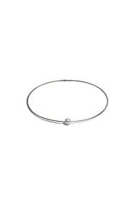 Adelia's - Damen Perlenschmuck Edelstahl Süsswasser Perlen Halsreif ( 42 cm ) - weiß