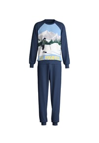 CALIDA - Bündchen-Pyjama Relax Ski Resort, für Damen - insignia blue