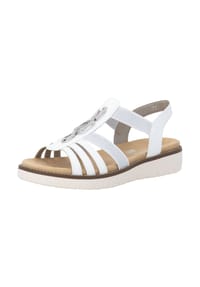 remonte® - Lederimitat Sandalen - Weiß