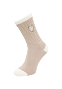 TOMMY HILFIGER - Socken, Rippbündchen, für Damen - 001 OFF WHITE