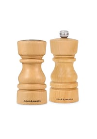 COLE & MASON - London Buche Natur Streuer und Mühlen Set - Beech