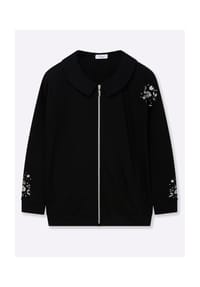 sheego - Sweatjacke - schwarz