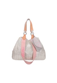 Fritzi aus Preußen Izzy Medium Limited - Shopper Izzy Medium Limited Painted Straw mit abnehmbarem Brillenetui - Silver Black