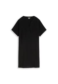 TOM TAILOR plus - Shirtkleid, Kurzarm, für Damen - 14482 DEEP BLACK