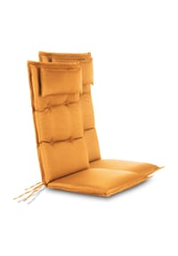 Aspero® - 2 Hochlehner Stuhlauflagen Sitzpolster - Anthrazit