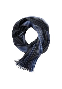 CASAMODA - Herren Schal gestreift - Blau