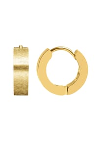 Adelia's Modern Essentials - Ohrringe – Klappcreole aus Edelstahl - gold