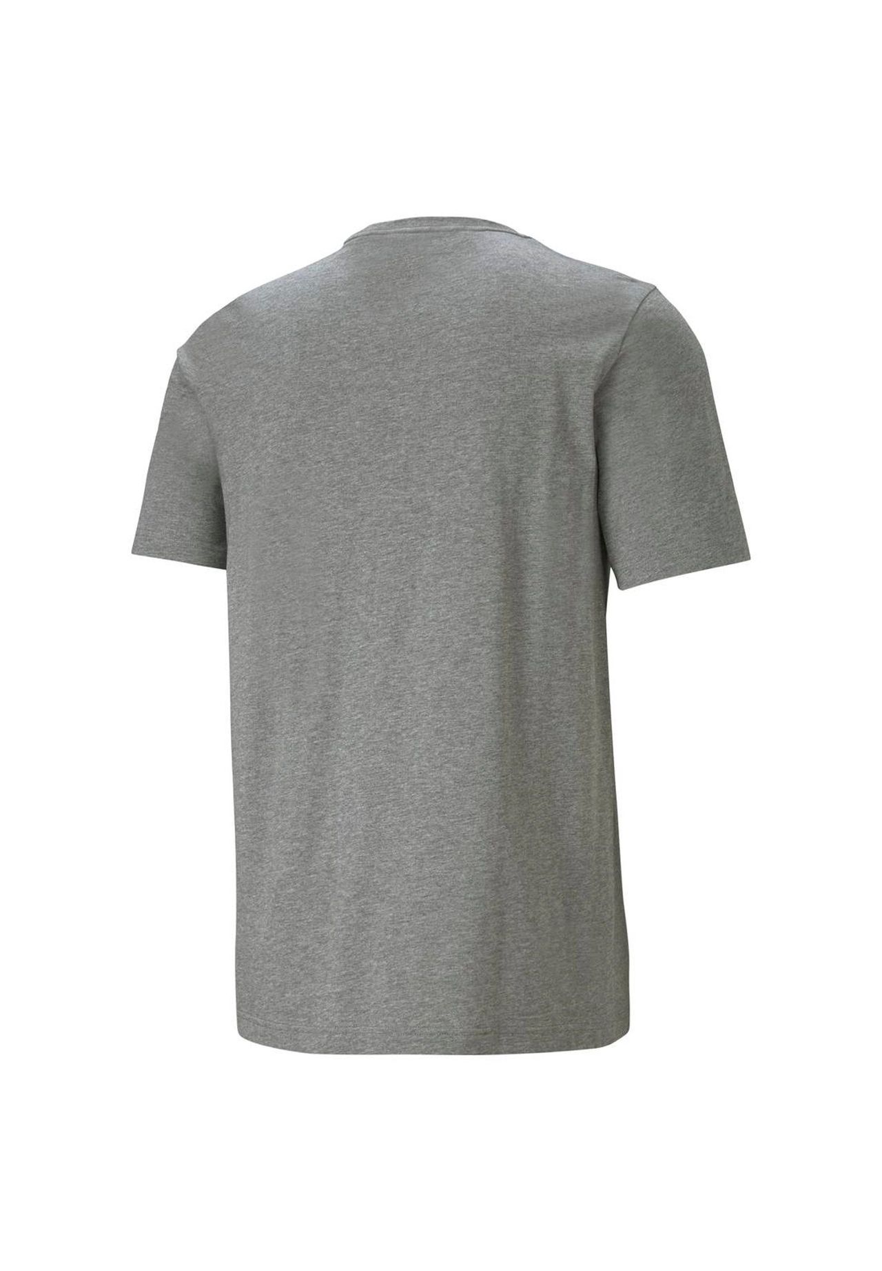 Puma® Herren T-Shirt - Ess+ Essentials 2 Col Logo Tee, Rundhals, Kurzarm, Uni, Grau, S