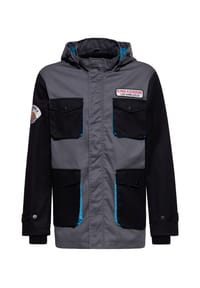KING KEROSIN - Outdoorjacke mit abnehmbarer Kapuze Los Angeles C.a. - grau