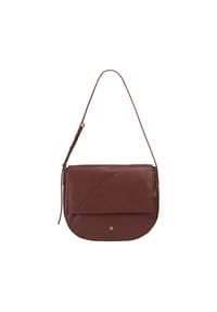 DuDu Formentera - Formentera Schultertasche Leder 34 cm - black rose