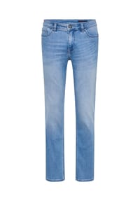 PADDOCK'S® - Slim-Fit Jeans mit Stretch PIPE - blue bleached use moustache