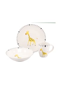 CreaTable - Safari Giraffe, Kinder Set 3-tlg - Giraffe