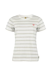 ROADSIGN® australia - Damen T-Shirt Heart Stripes gestreiftes Shirt aus angenehmer Baumwolle, zeitloser Look, vielseitig kombinierbar - blau/weiss