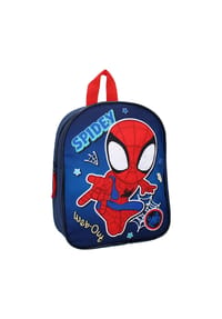 MARVEL - Spiderman Rucksack Robuste Kindertasche für Schule, Freizeit - Blau 29x9x22cm