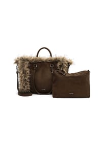 SURI FREY CHESSY - Shopper, Kunstpelz, für Damen - 900 TAUPE