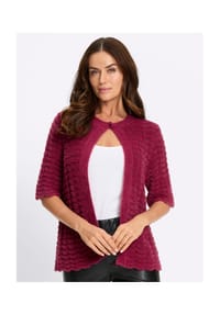 heine - Strickjacke - bordeaux