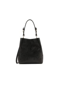 kazar - Schwarze Handtasche mit durchbrochener Verzierung - Schwarz