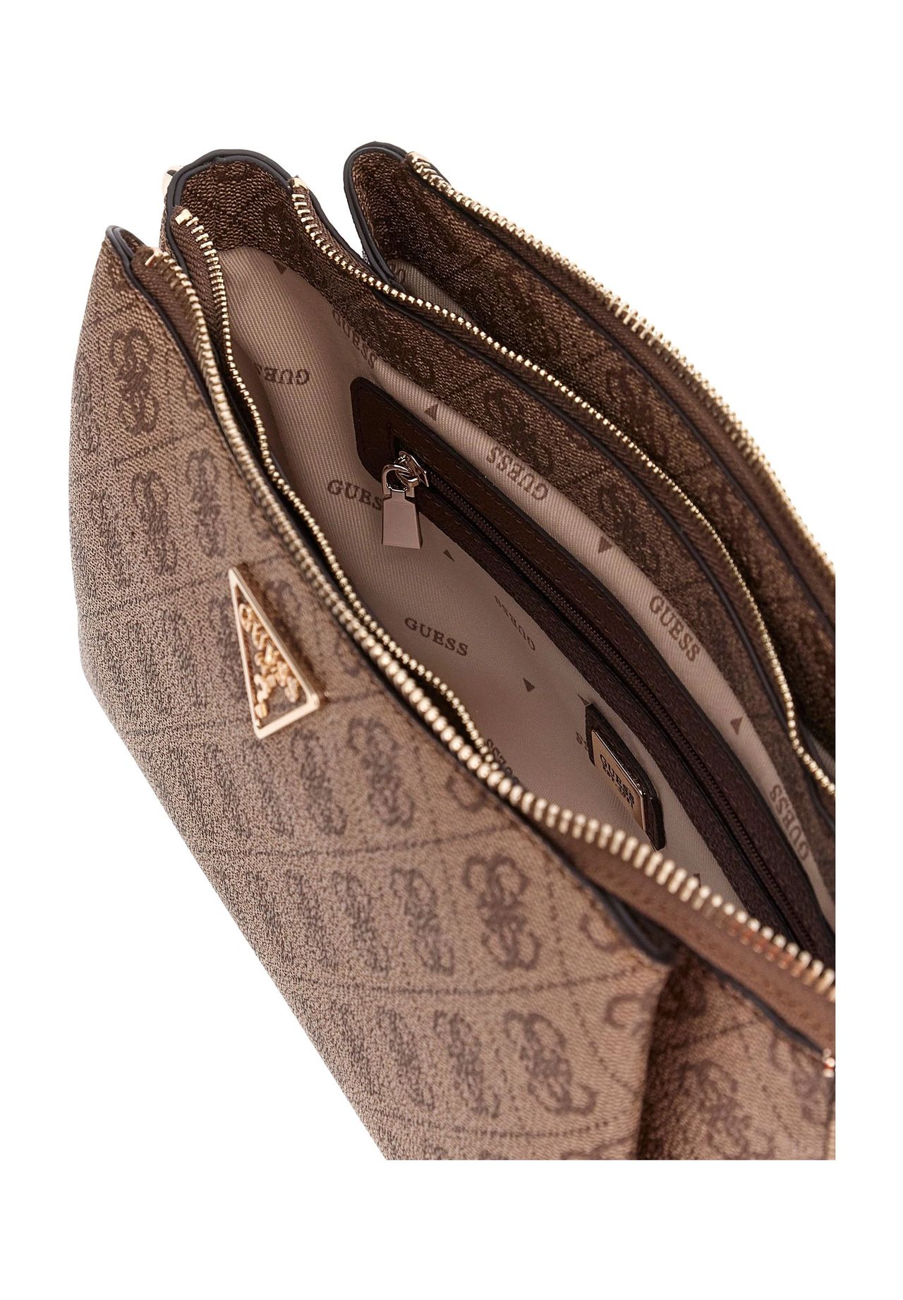GUESS NOELLE Umhängetasche, Reißverschluss, Logo-Muster, für Damen 