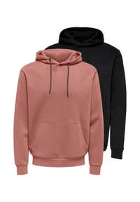 ONLY & SONS - Sweatshirt / Hoodie 2er Pack Ceres - Blau / dunkelblau