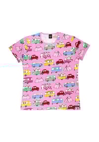 VILLERVALLA - T-Shirt Camping - blau