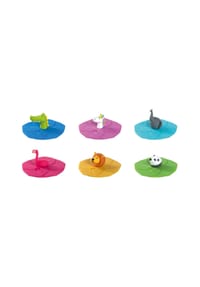 LEONARDO Kinderbecher-Deckel Bambini 6er Set bunt - BAMBINI - bunt