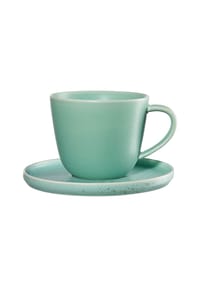 ASA - coppa Kaffeetasse mit Untertasse - Grün