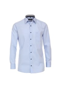 CASAMODA - Herren Businesshemd uni Comfort Fit - Dunkelblau