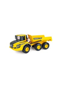 LENA® - Spielzeugfahrzeug "WORXX Knickgelenkkipper Volvo A25G" - GELB/SCHWARZ