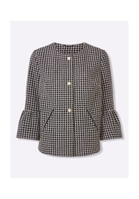 heine - Blazer - marine-ecru-gemustert