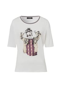 TUZZI - Shirt - ecru/ivory/mulberry