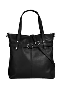 Cluty - Shopper Echt Leder, Made In Italy - beige