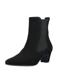 paul green - Stiefeletten, Veloursleder, für Damen - SAMTZIEGE BLACK