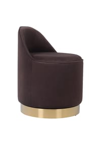 Kayoom - Hocker Drehhocker Viktor 125 braun modern - braun