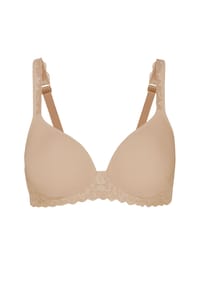 CALIDA - Damen Spacer-BH mit Bügel, Komfort Rücken Natural Comfort Lace - orchid petal