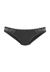LASCANA - Slip Selection Slip, Schleife, Spitze, für Damen - 1XBLACK