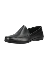 iMAC® - Leder Slipper - Schwarz/Schwarz