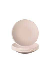 Villeroy & Boch Schalen flach NewMoon ø 25 cm 6er Set beige - NEWMOON - beige