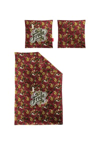irisette® - Edel-Flausch-Cotton Bettwäsche Set Monte 8584 - 60 rot