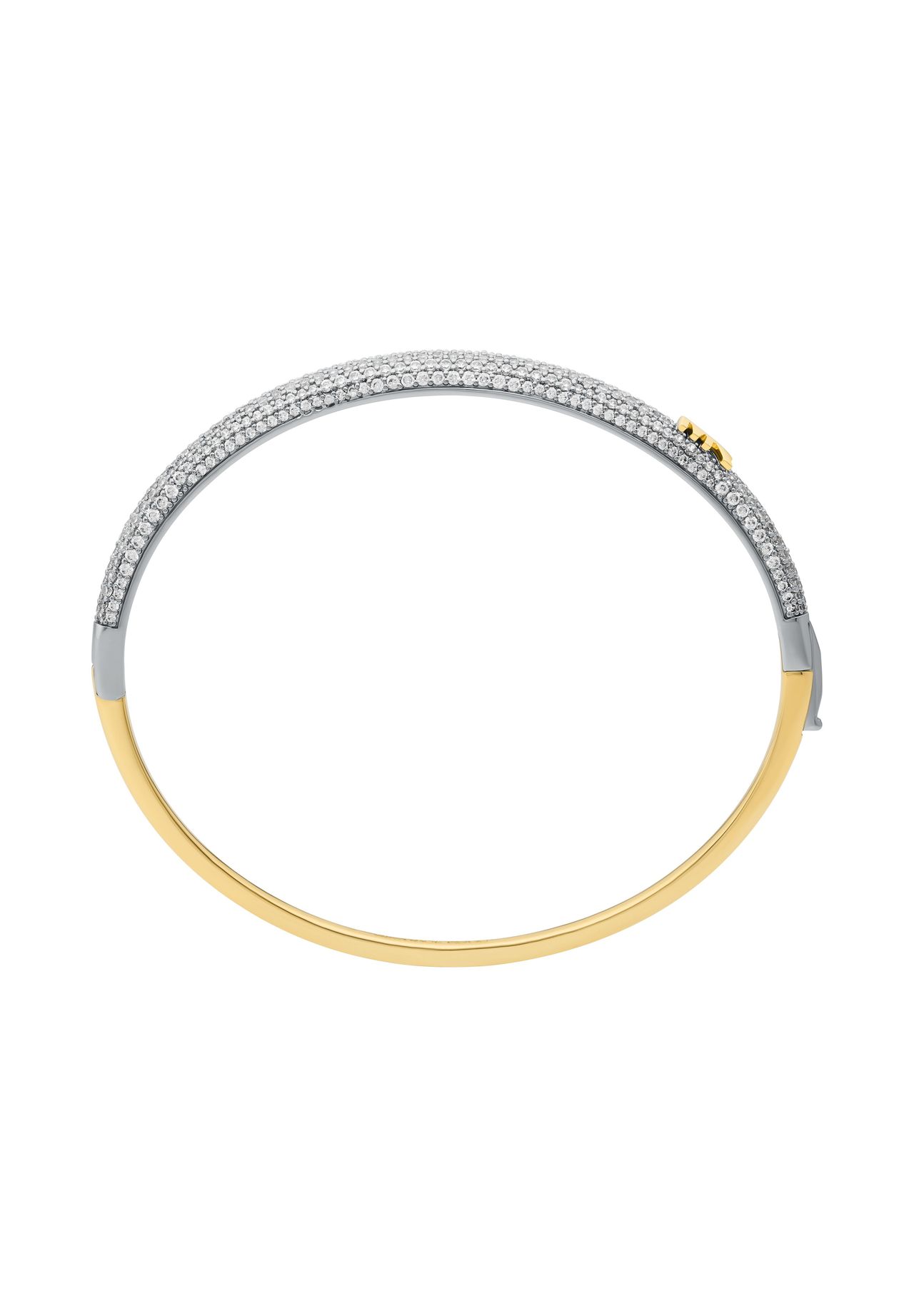 Michael Kors Damen-Armreif Mit Pavé-Steinen, MKJ8539931, Gold, 18