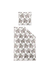 irisette® - Seersucker Bettwäsche Set Easy-HK 8618 - 11 grau